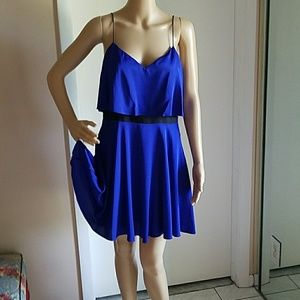Beautiful dress color royal blue
